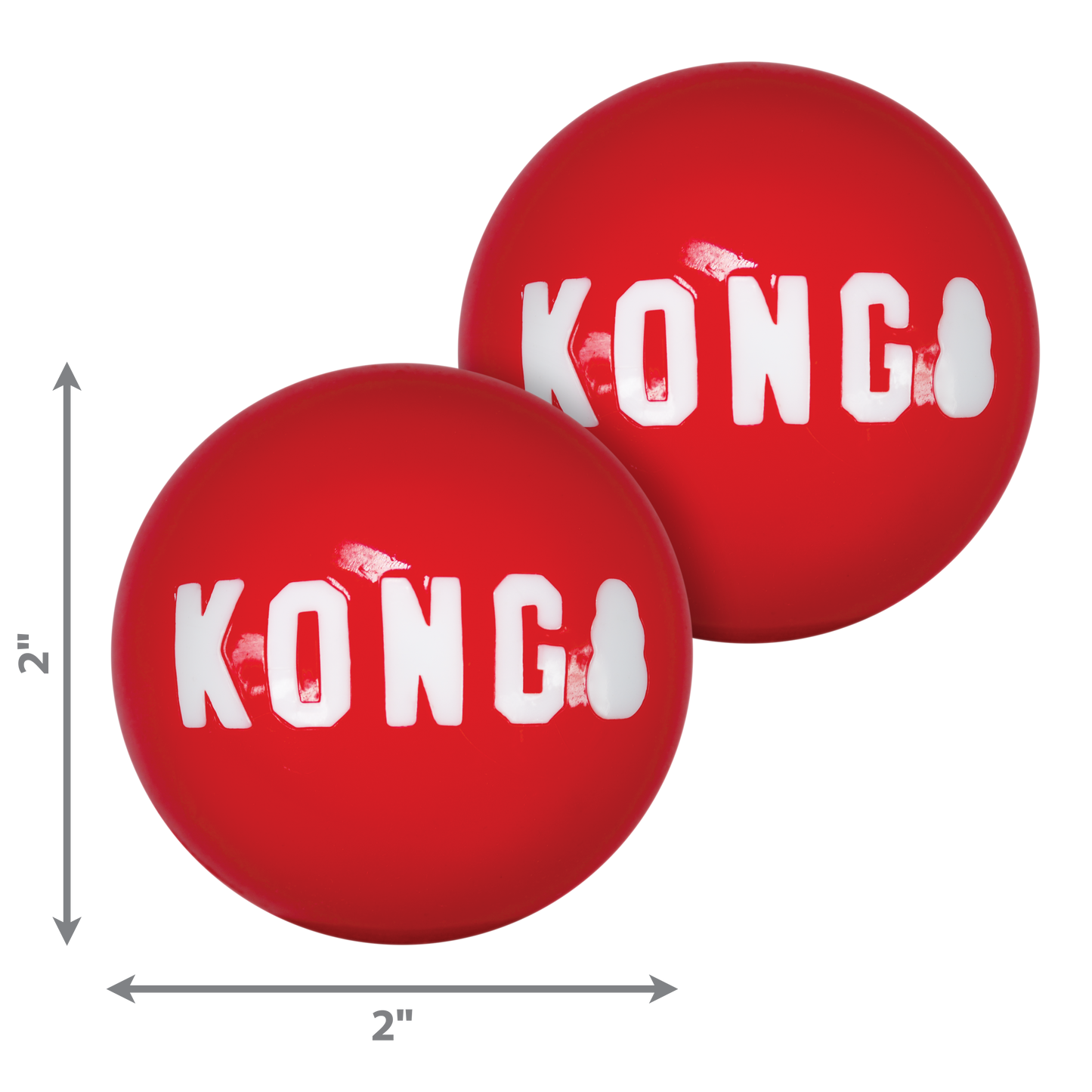 Kong Signature Balls Small 2 Pack