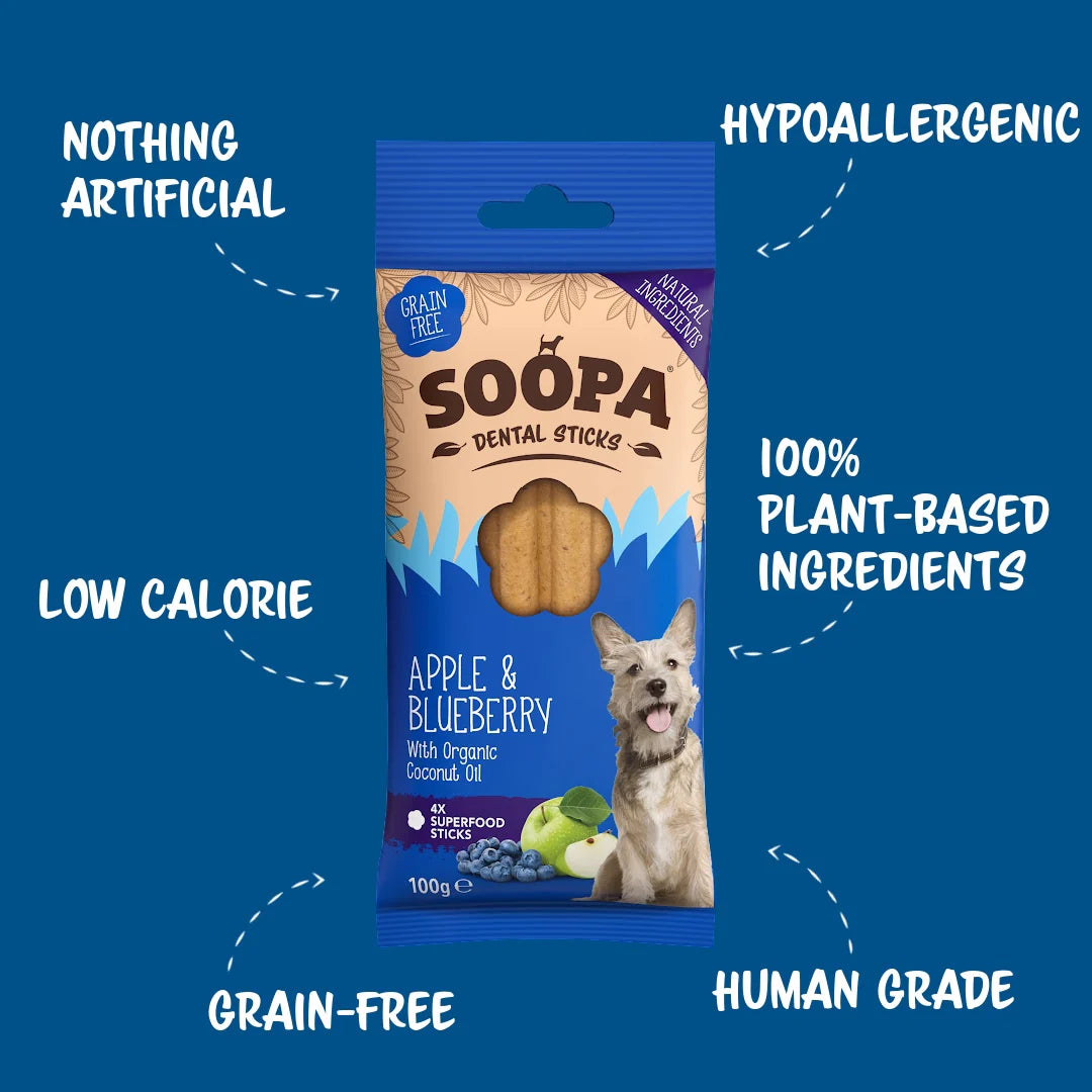 Apple & Blueberry Dental Sticks