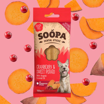 Cranberry & Sweet Potato Dental Sticks