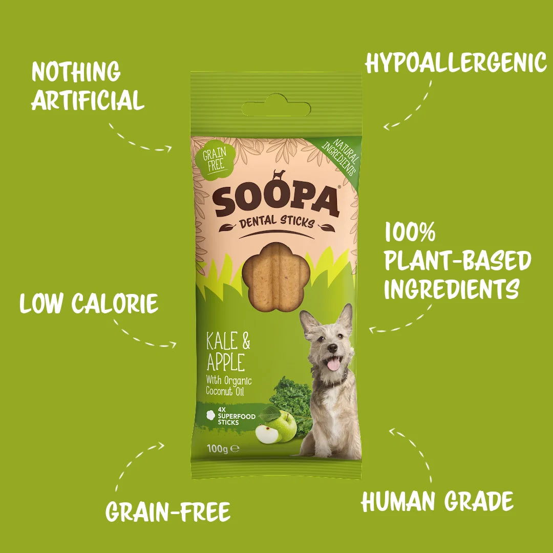 Kale & Apple Dental Sticks