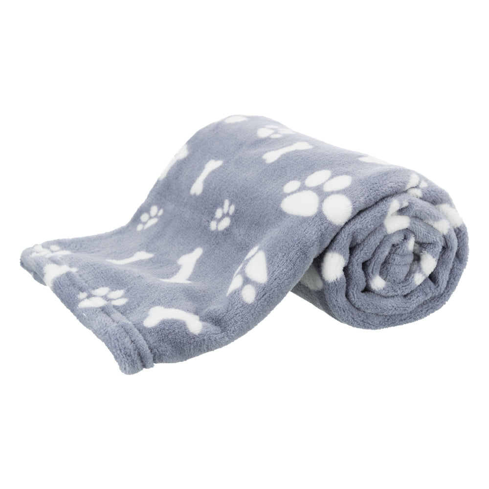 Kenny blanket, plush, 100x 75 cm, blue