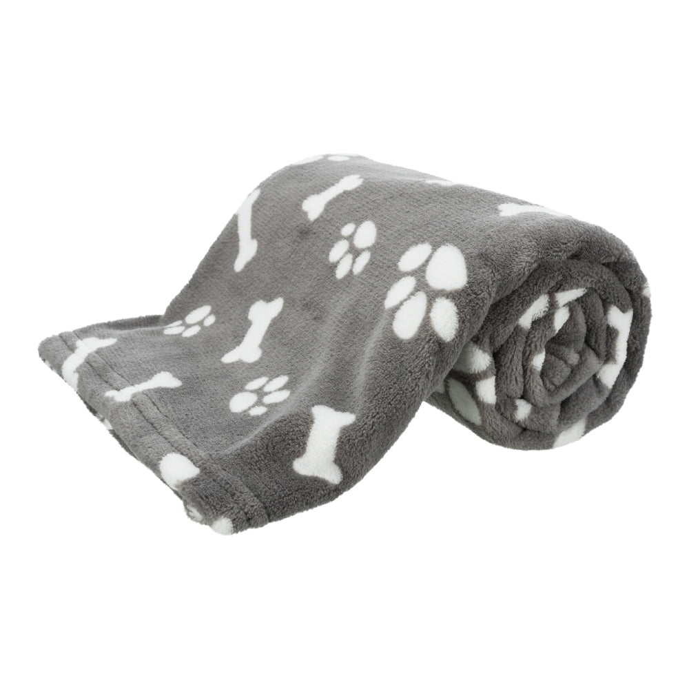 Kenny blanket, plush, 100x 75 cm, grey