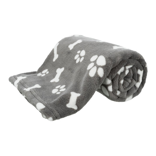 Kenny blanket, plush, 100x 75 cm, grey
