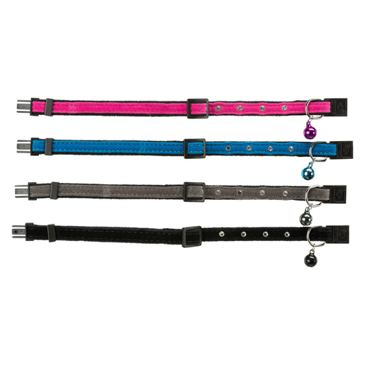 Trixie Cat Collar Velvet with Juwels