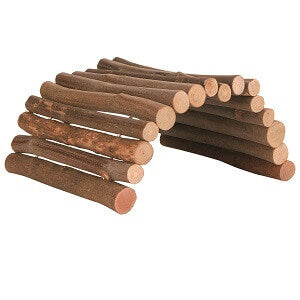 Natural Wooden Wicker Bridge