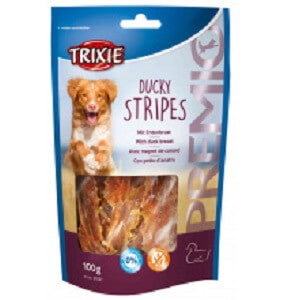 Premio Ducky Stripes Dog Treats 100g