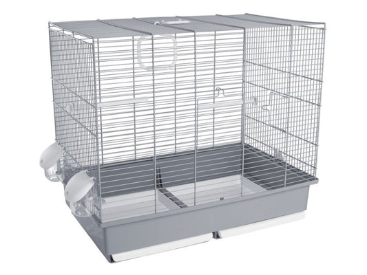 DENSO XL SQUARE BIRD CAGE GREY 57CM