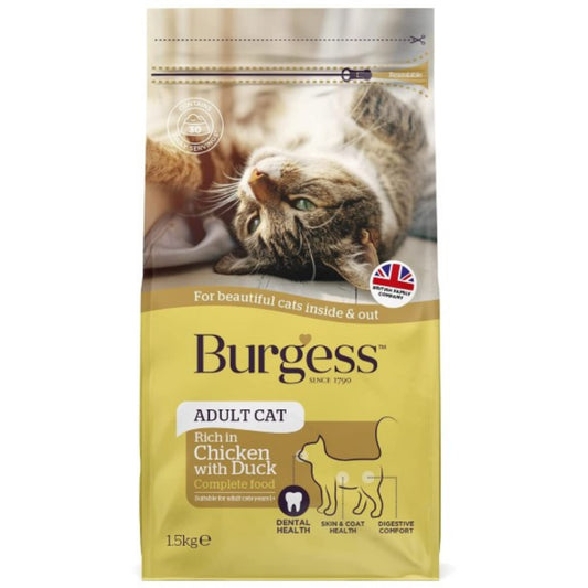 BURGESS CAT ADULT CHICKEN & DUCK 1.5KG