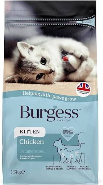 BURGESS CAT KITTEN CHICKEN 1.5KG