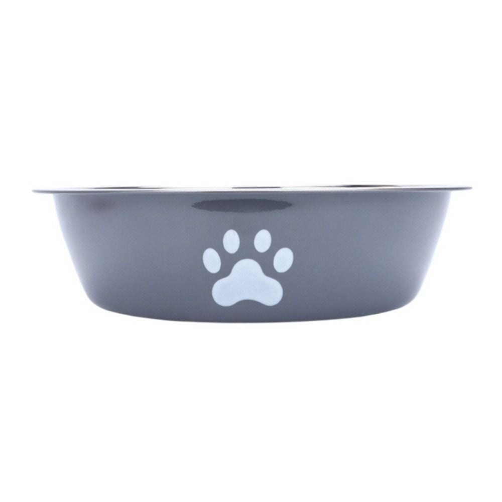 Non-rust Stainless Steel Feeding Bowl Grey/Pink/Turquoise