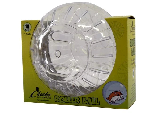 CHEEKO HAMSTER BALL TRANSPARENT 7"
